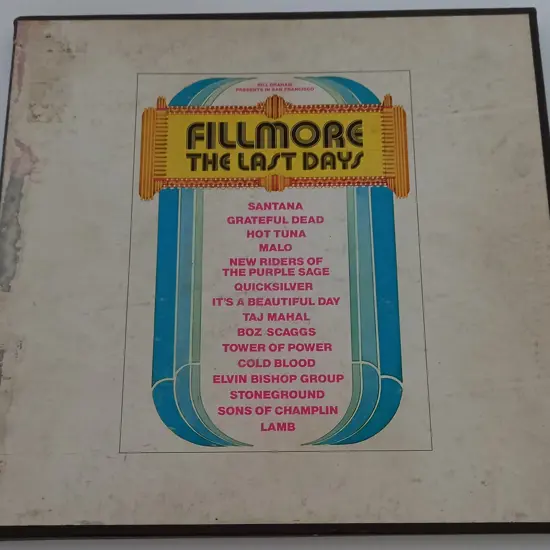 Various, Fillmore - The Last Days (Triple album)